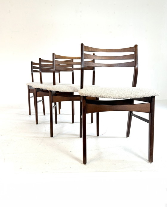 Image 1 of 4x restored dining room chair, Falsled Møbelfabrik '60