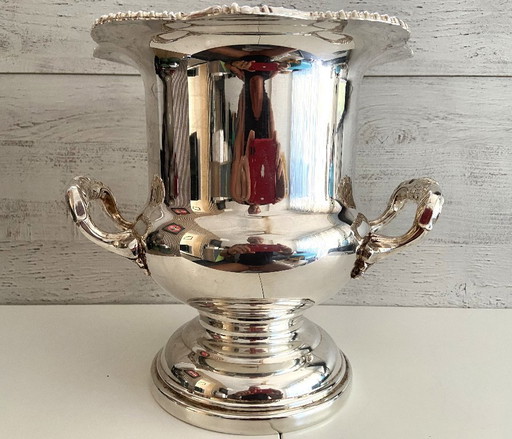 Champagne Bucket Ice Refresher Silver Plated Viners Taïwan Médicis