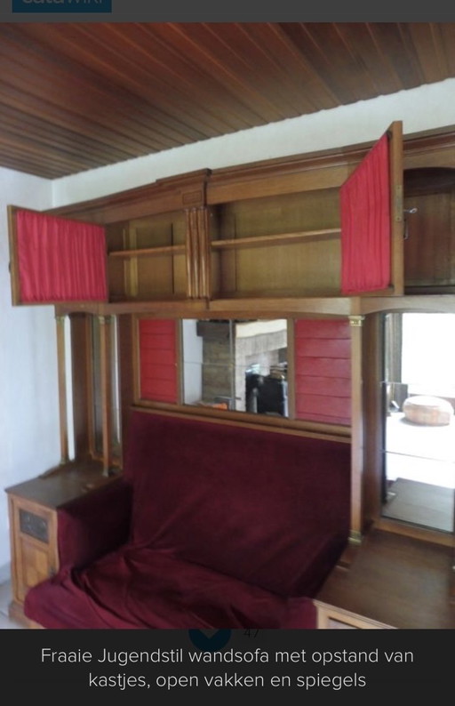 Posti a sedere in stile liberty / divano / armadio / angolo accogliente