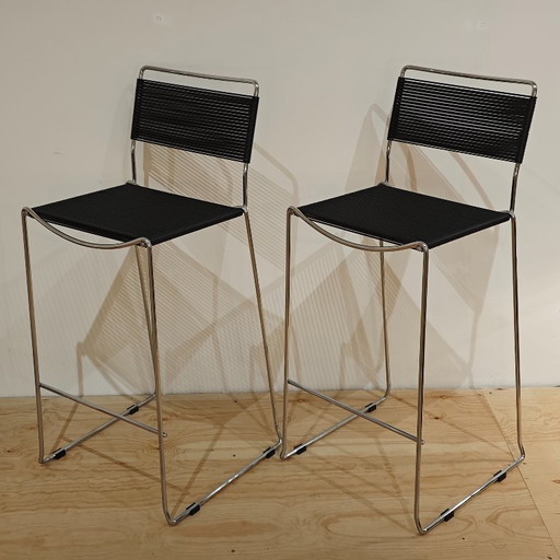 Tabourets de bar vintage Belotti Spaghetti