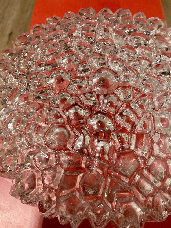 Image 1 of Helena Tynell – Glashütte Limburg 664 – Deckenleuchte mit Blasenglas – 1960er Jahre – Original