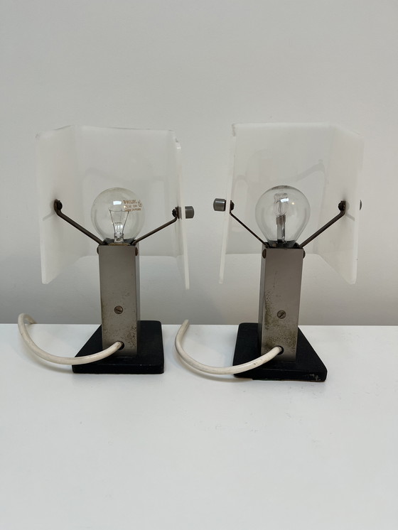 Image 1 of Ensemble de lampes rare et unique de Hillebrand Leuchten