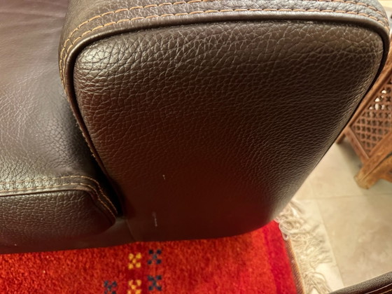 Image 1 of Roche Bobois 3-zits leren bank