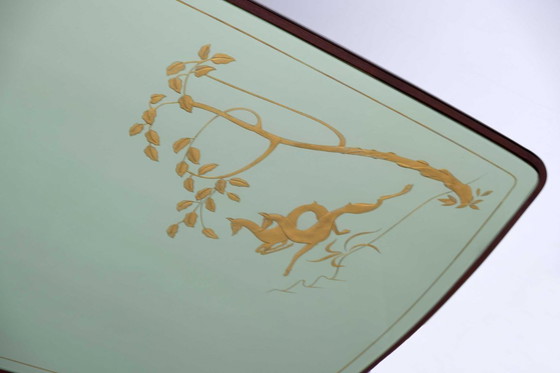 Image 1 of Mesa de comedor italiana de mediados de siglo con el icónico diseño de Vittorio Dassi, años 50, ¡rara!