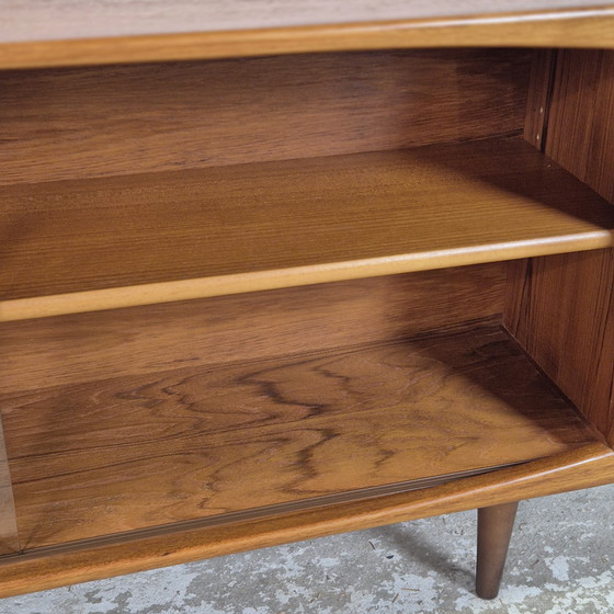 Image 1 of Dyrlund vintage 1960s Danish sideboard, dresser, wall unit display cabinet