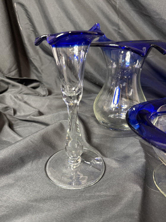 Image 1 of Oggetti in vetro di cobalto