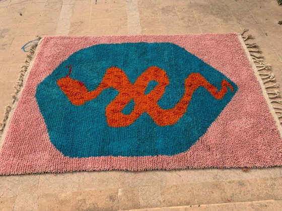 Image 1 of Alfombra marroquí decorada 270 cm x 170 cm
