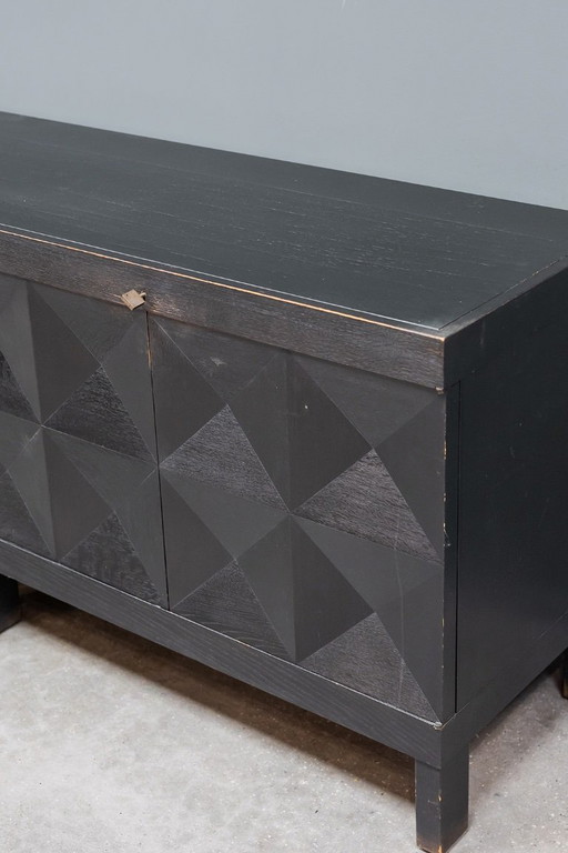 Brutalistisch dressoir uit de jaren 70