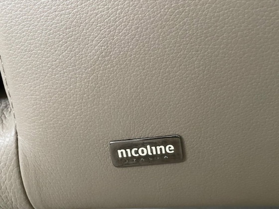 Image 1 of Canapé d'angle cuir designer italien