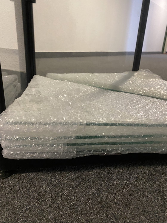 Image 1 of Glazen hoekvitrine (prisma) met verlichting | sdb-ontwerp