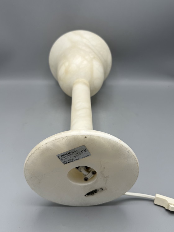 Image 1 of Elegante lampada da tavolo in alabastro di A. Santa Rita
