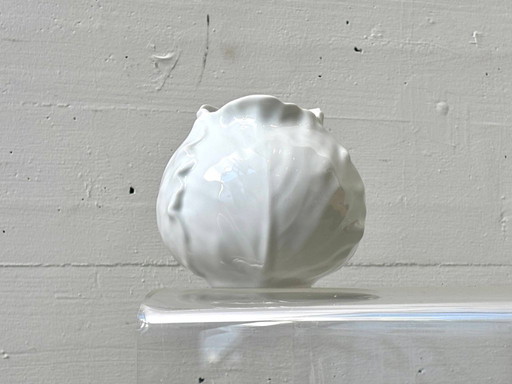 Organically shaped (cabbage-shaped) porcelain vase, 1970s