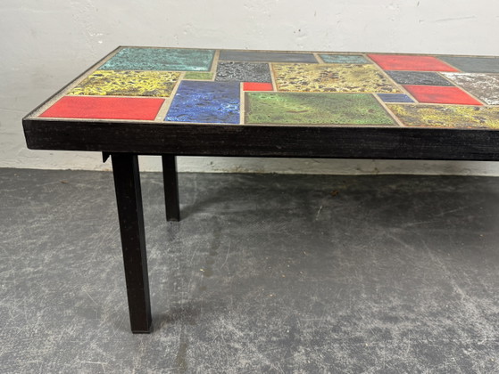 Image 1 of Table basse en céramique française des années 1960
