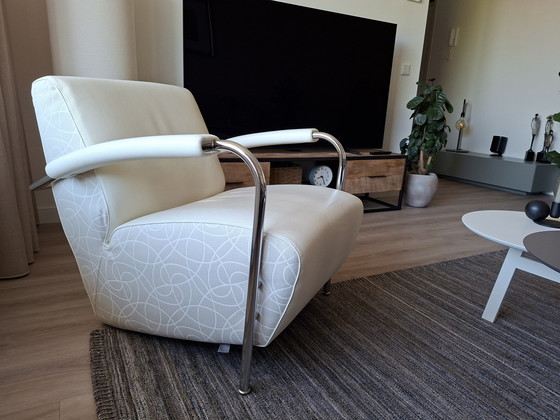 Image 1 of Leolux Scylla Armchair cream/white