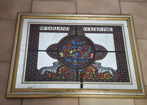 Espejo publicitario vintage de Mc Farland