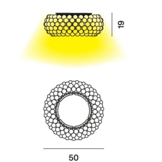 Image 1 of Foscarini Caboche Suspension Ø50 – Patricia Urquiola – Iconic Design