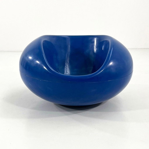 Sillón azul pastil de Eero Aarnio para Asko, década de 1970