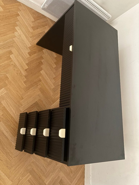 Desk with Matte Black Finish – Brass (photo 4 of 5)