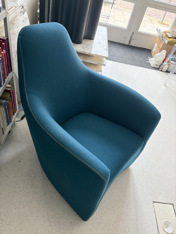 Bert Plantagie Lounge Z Fauteuil Blauw Wol – Wool (photo 3 of 15)