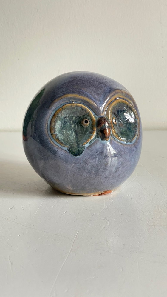 Image 1 of Vintage Handmade Ceramic Owl
