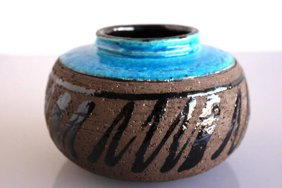 Image 1 of Mid-century modern studio art ceramic vase by Inger Persson for Rörstrand, Sweden, 1970s