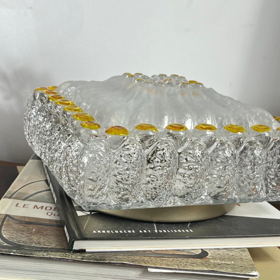 Square Glass Wall or Ceiling Light Type Murano or Limburg – Glashütte Limburg, Wall lights, Murano Glass (photo 6 of 9)