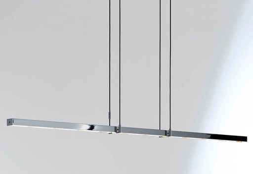 Tender stainless steel (extendable) pendant lamp