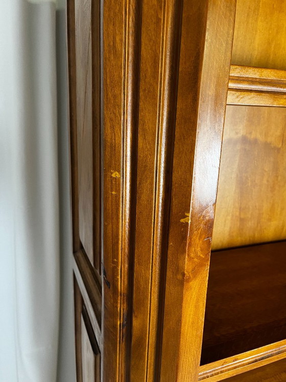 Librerie aperta in ciliegio, stile classico francese, influenza Luigi Filippo, 1950 – Legno (photo 11 of 14)