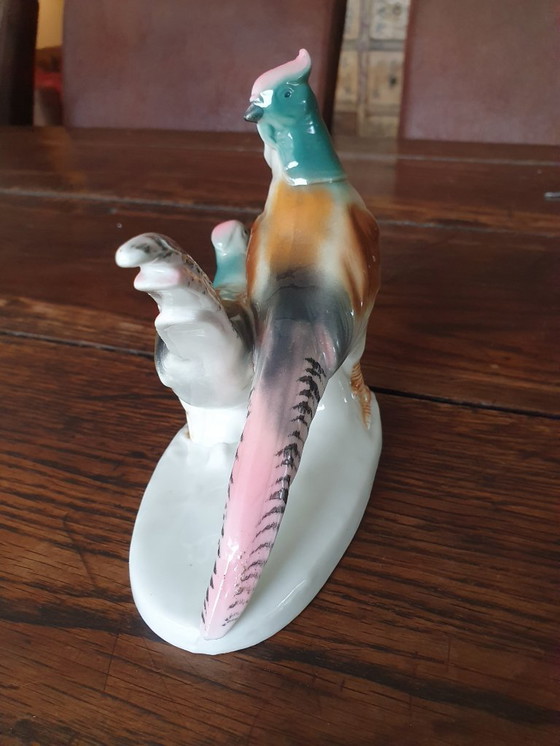 Image 1 of Porcelain pheasant figurine Carl Scheidig Gräfenthal model 8136