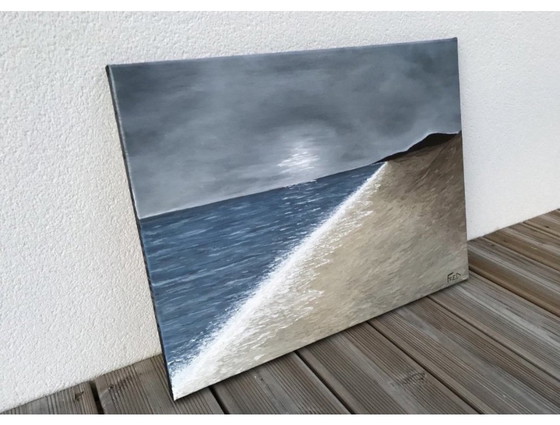 Image 1 of Huile Sur Châssis Entoilé - Format 61x46cm