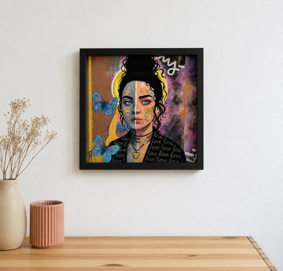 Image 1 of Unknown mixed-media painting