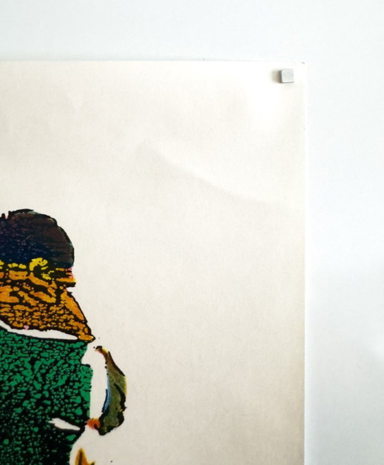 Image 1 of ⚽  Original Vintage 1982 COPA DEL MUNDO Poster | Oviedo Edition | Pol Bury Plakat | 95 x 60cm