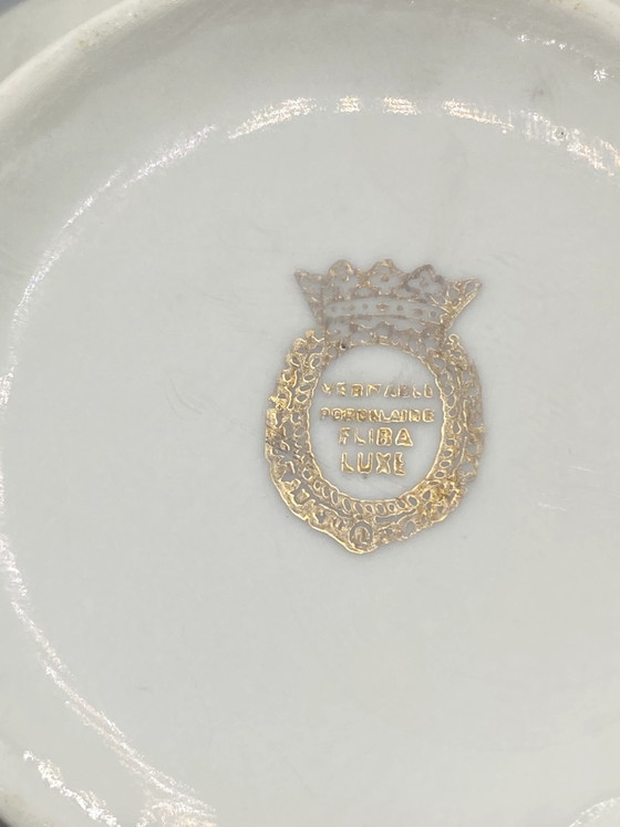 Service à café en porcelaine décoré de violettes et de dorures - Mazagrans – Vaisselle (photo 6 of 10)