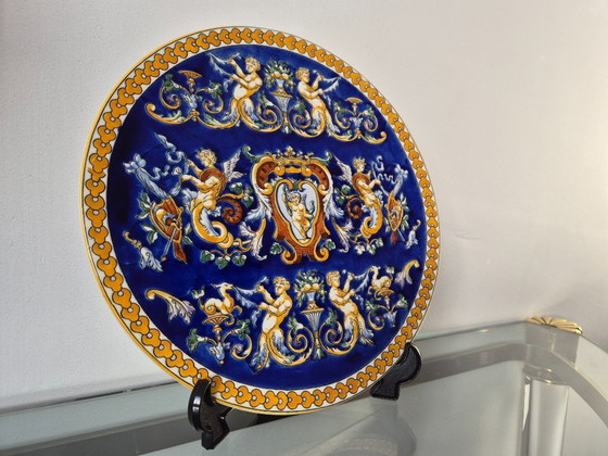 Image 1 of Vintage jaren 60/70 Gien France "Renaissance" sierbord.