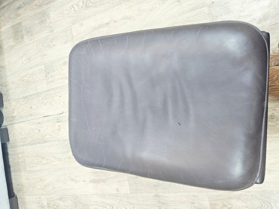 Pouf in pelle svizzero vintage di de Sede, anni '70 – Leather (photo 10 of 14)