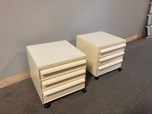 2x Ladenkastje/nachtkastje Kartell 4602 Simon Fussel