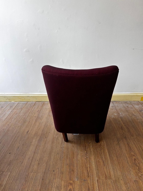 Image 1 of Fauteuil danois à haut dossier du milieu du siècle dernier 1960