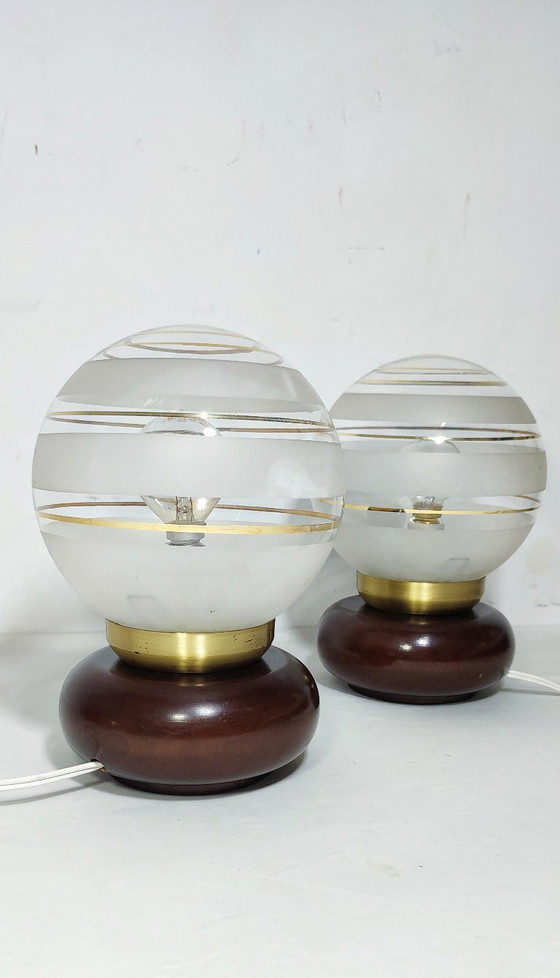 Image 1 of Parir de lámparas de sobremesa. España, década de 1970.