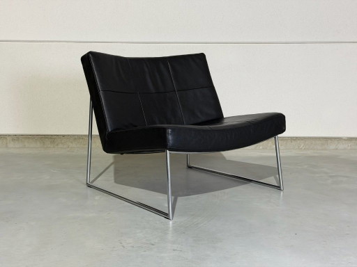 Fauteuil Harvink Hebbes - cuir noir