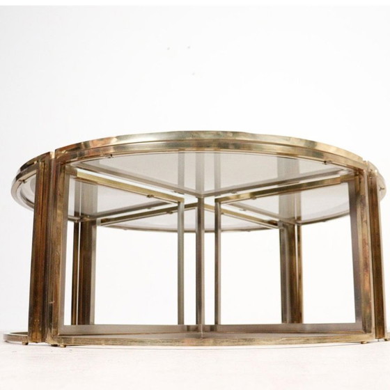 Image 1 of Maison Charles nesting tafel 70's mid century regency 