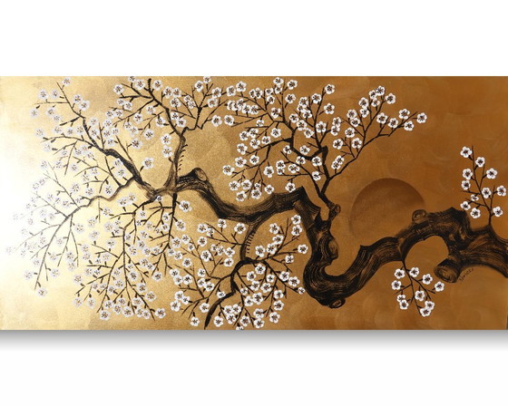 Sakura J522 - Groot Origineel Schilderij – Schilderijen & Tekeningen, Canvas (photo 11 of 18)