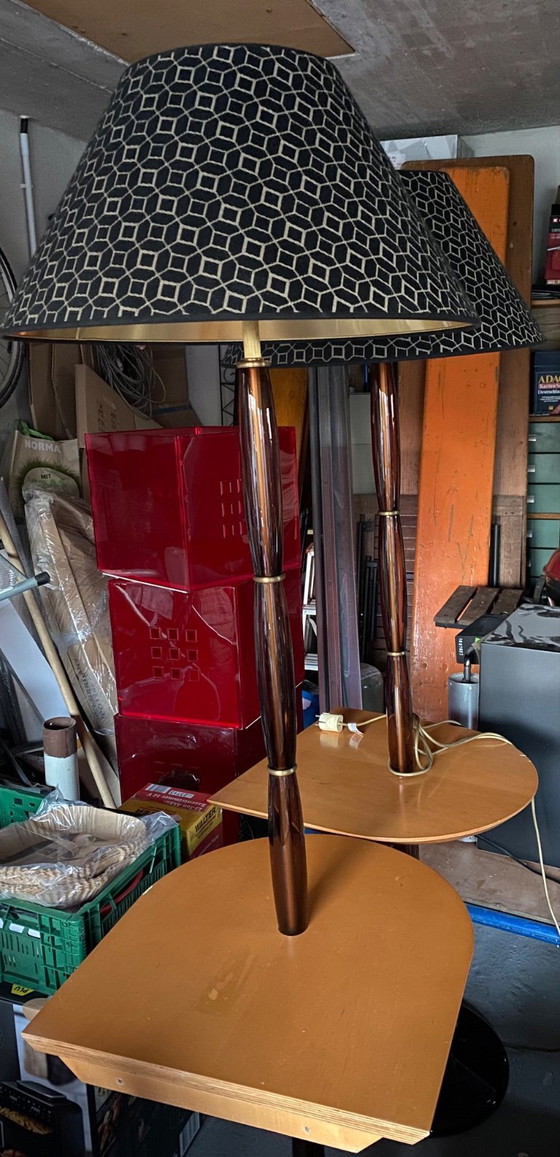 Image 1 of 2 Murano glazen vloerlampen Donghia van John Hutton, mondgeblazen