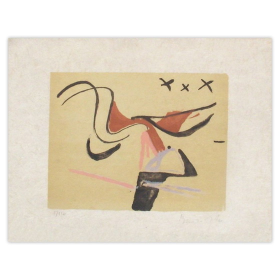 Bram Van Velde signierte Lithographie MP 145 1974 – Lithographien & Drucke, Paper (photo 2 of 5)
