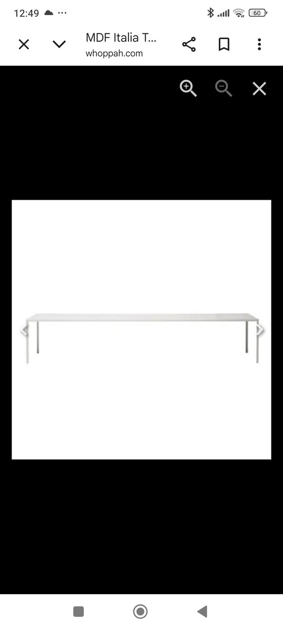 Image 1 of design table MDF Italia Tense