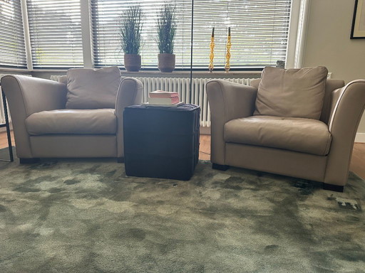 2 x Baxter Diner armchairs