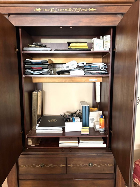 Drexel Heritage Entertainment Center / TV Cabinet – Covington Finish | Solid Mahogany – Wall cabinet, Wood (photo 8 of 14)