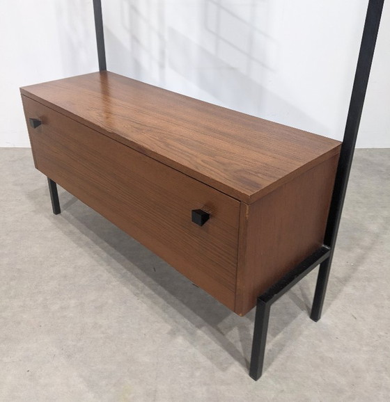 Image 1 of Perchero de mediados de siglo con espejo