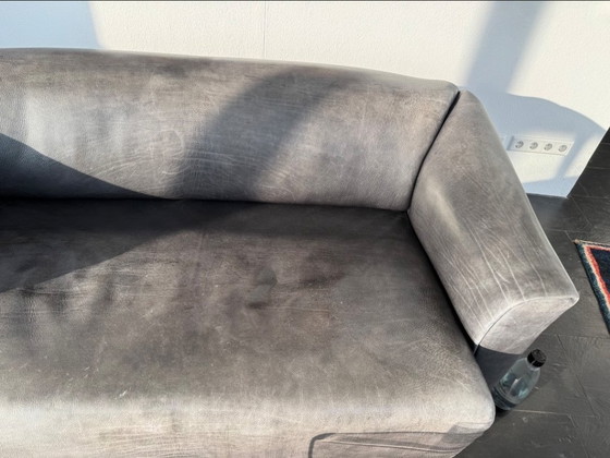 Image 1 of 2x De Sede DS-47 3-seater sofa, leather anthracite | Designer sofa, Swiss quality | DeSede DS47 couch
