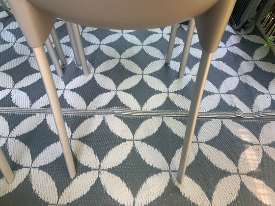 Image 1 of Sedie Dr NO di Philippe Starck per Kartell e tavolo DR. NA di Philippe Starck per Kartell.