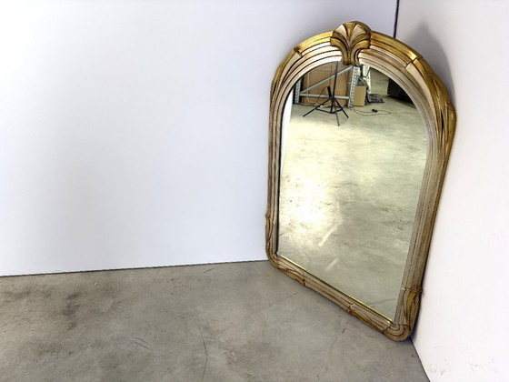 Miroir vintage de Deknudt, années 1970 – Verre, Bois (photo 8 of 9)